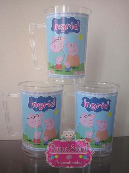Caneca de Acrílico Peppa