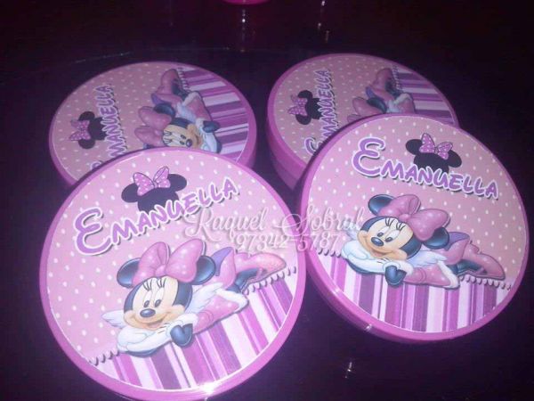 Latinha Minnie Rosa