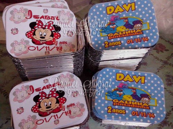 Marmitinha Minnie/Galinha Pintadinha