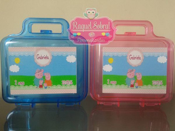 Maleta de acrílico Peppa
