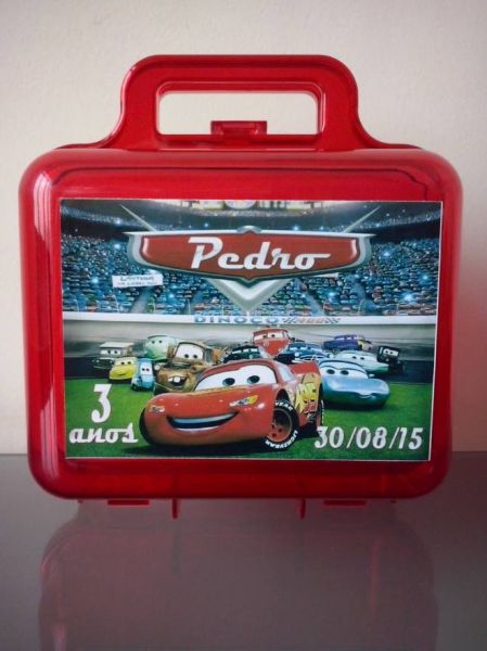 Maleta de acrílico Carros