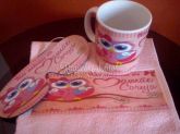 Kit Caneca + Toalha + Tapa Olho