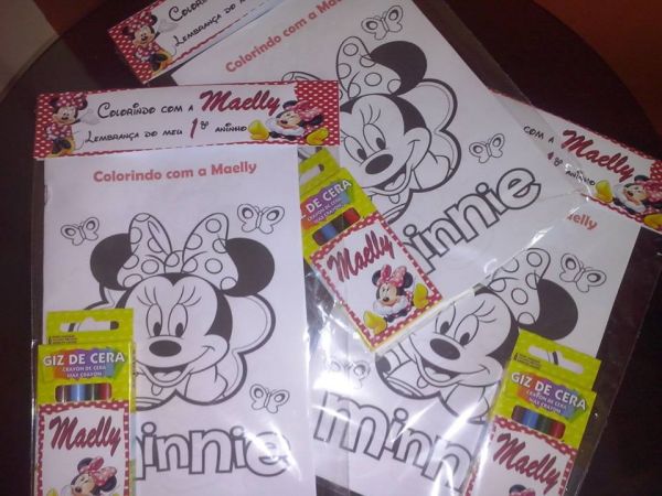 Kit de colorir Minnie