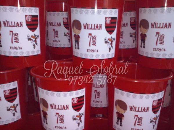 Balde de Pipoca Flamengo